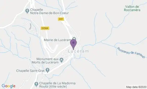 Localisation Luceram Bp - 06440