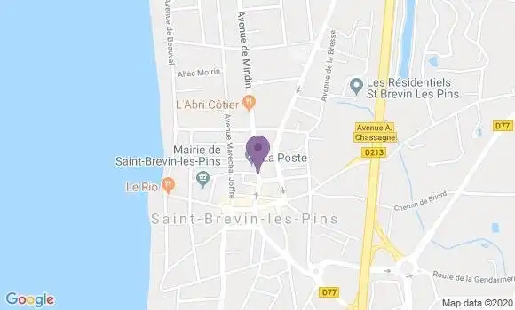 Localisation Saint Brevin les Pins - 44250