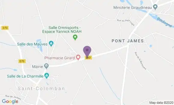 Localisation Saint Colomban Ap - 44310