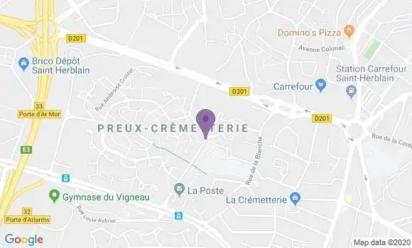 Localisation Saint Herblain Principal - 44800