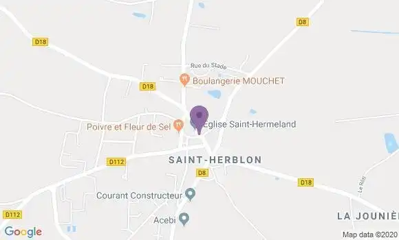 Localisation Saint Herblon Ap - 44150