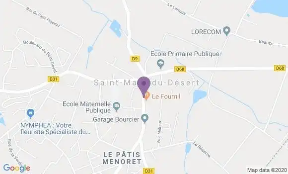 Localisation Saint Mars du Desert Bp - 44850