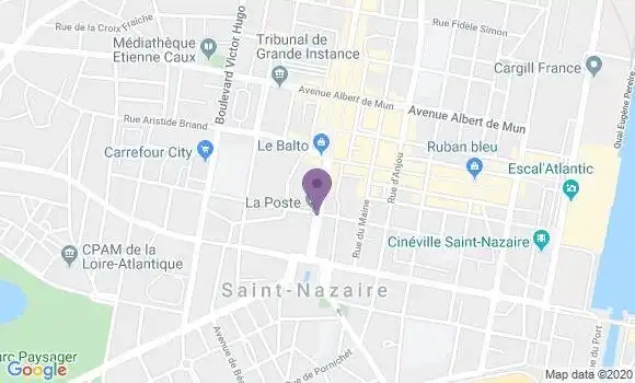 Localisation Saint Nazaire Principal - 44600