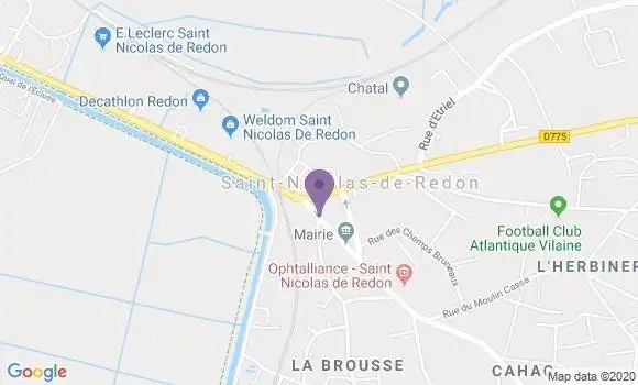 Localisation Saint Nicolas de Redon - 44460
