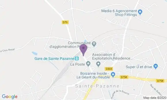 Localisation Sainte Pazanne - 44680