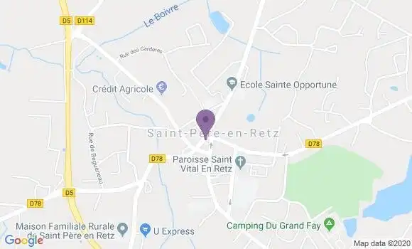 Localisation Saint Pere En Retz Bp - 44320