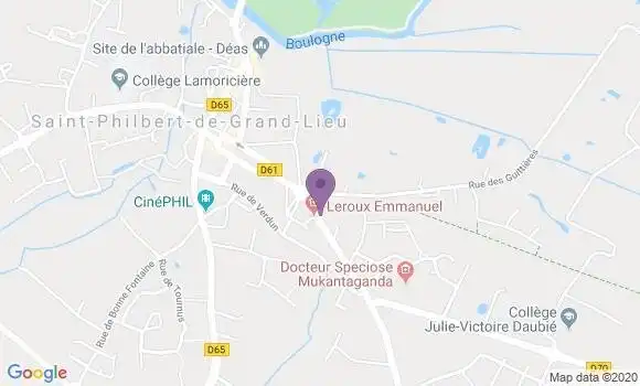 Localisation Saint Philbert de Grandlieu - 44310