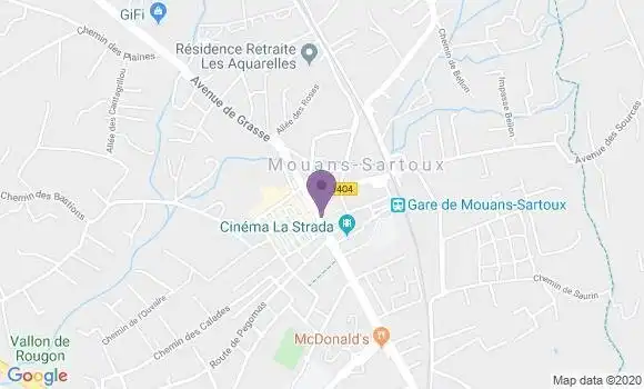 Localisation Mouans Sartoux - 06370