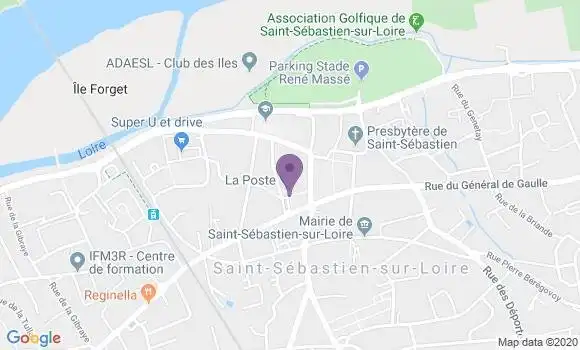 Localisation Saint Sebastien sur Loire - 44230