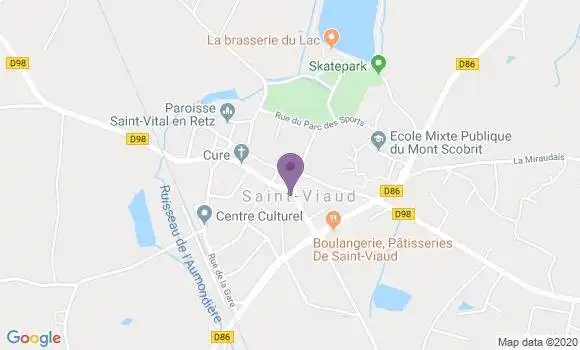 Localisation Saint Viaud Bp - 44320