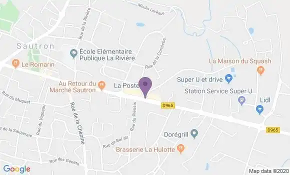 Localisation Sautron - 44880