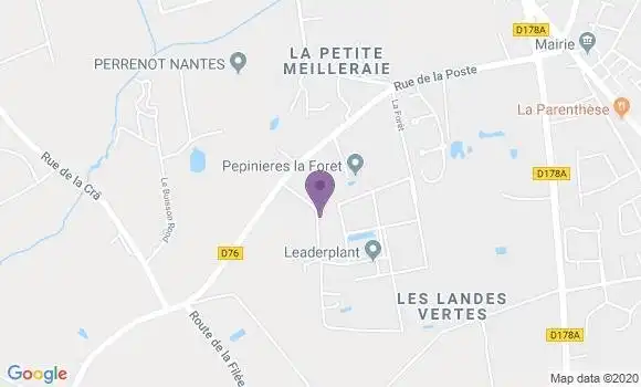 Localisation Les Sorinieres Bp - 44840