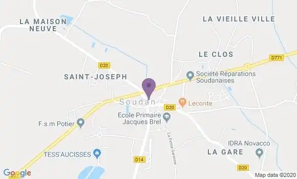 Localisation Soudan Bp - 44110