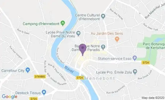 Localisation Le Temple de Bretagne Bp - 44360