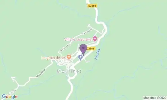 Localisation Moulinet Ap - 06380