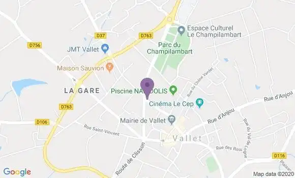 Localisation Vallet - 44330