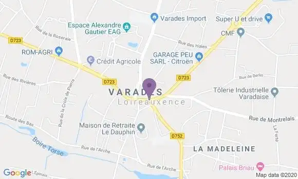 Localisation Varades - 44370