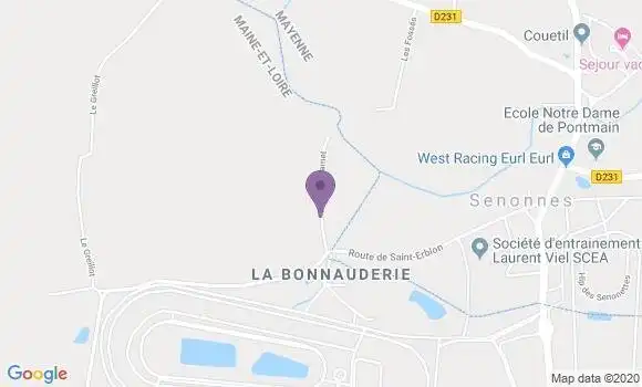 Localisation Villepot Ap - 44110
