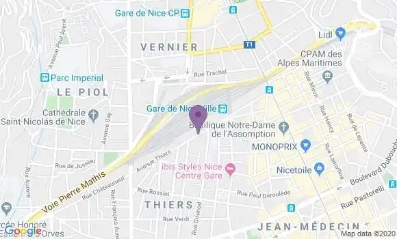 Localisation Nice R P - 06000