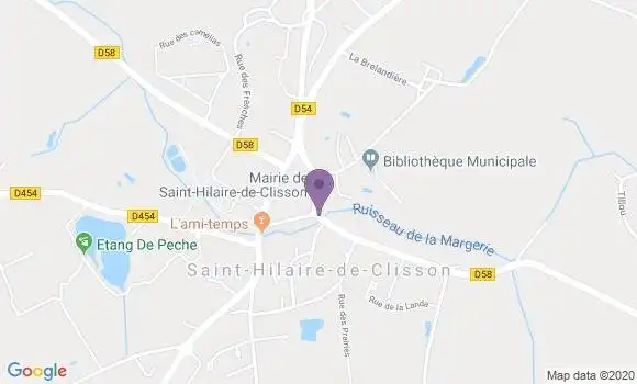Localisation St Hilaire de Clisson Ap - 44190