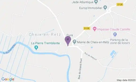 Localisation Cheix En Retz Ap - 44640