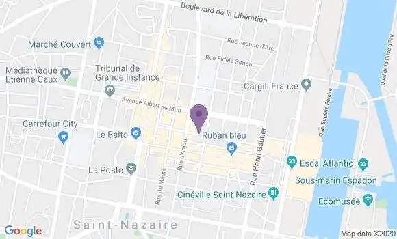 Localisation Saint Nazaire Villeport Bp - 44600
