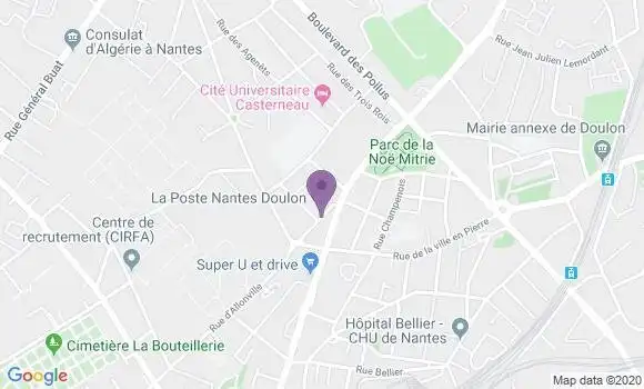 Localisation Nantes Doulon - 44000