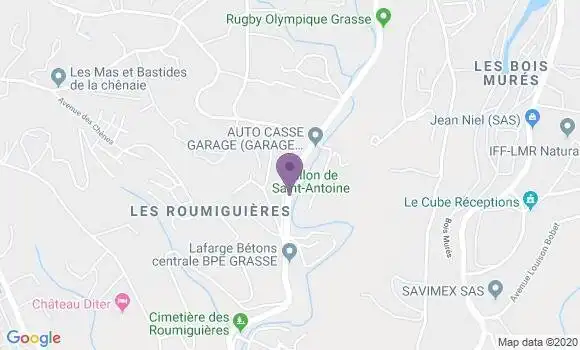 Localisation Pegomas - 06580