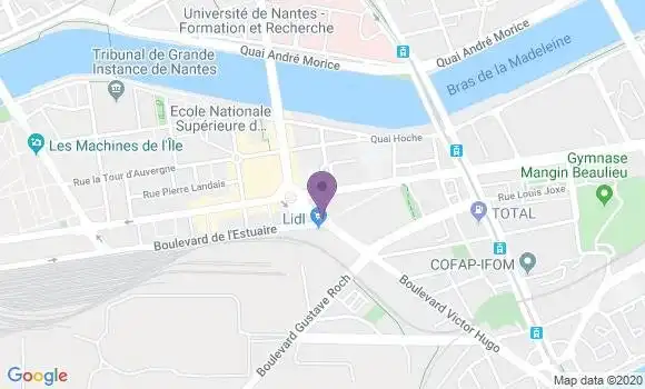 Localisation Nantes Republique Bp - 44200