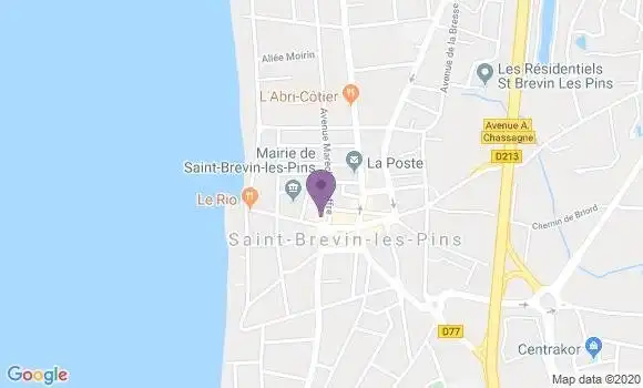 Localisation Saint Brevin l