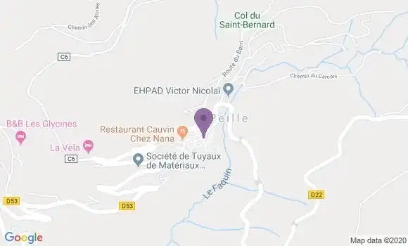 Localisation Peille Bp - 06440