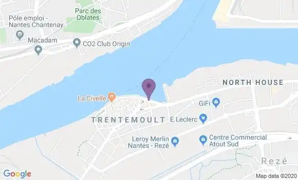 Localisation Reze Trentemoult Ap - 44400
