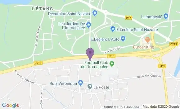 Localisation Saint Nazaire Immaculee Bp - 44600