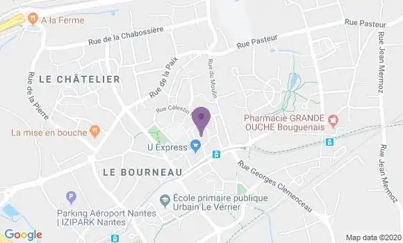 Localisation Bouguenais les Couets Bp - 44340