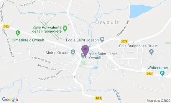 Localisation Orvault Place Jeanne d