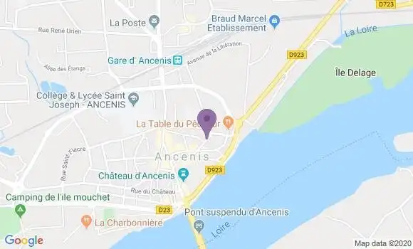 Localisation Ancenis Arcades Bp - 44156