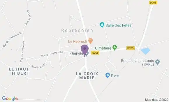 Localisation Rebrechien Ap - 45470
