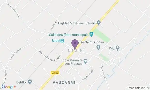 Localisation Baule Bp - 45130