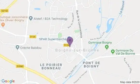 Localisation Boigny S Bionne Bp - 45760