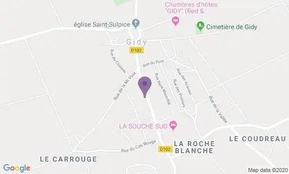 Localisation Boulay les Barres Ap - 45140