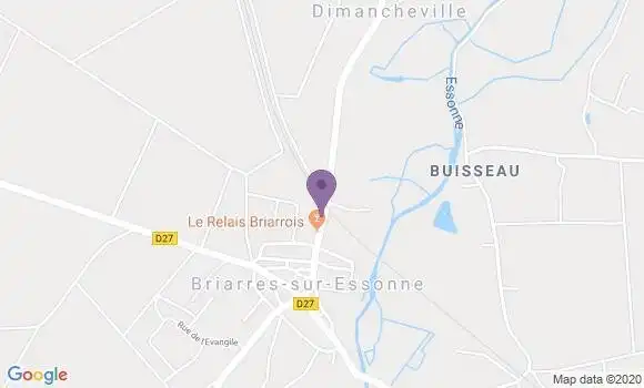 Localisation Briarres sur Essonne Ap - 45390