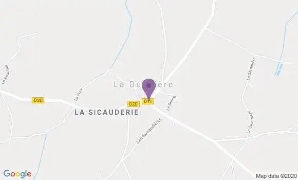 Localisation La Bussiere Bp - 45230