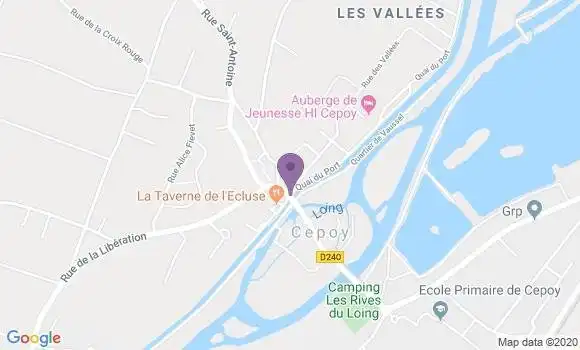 Localisation Cepoy Bp - 45120