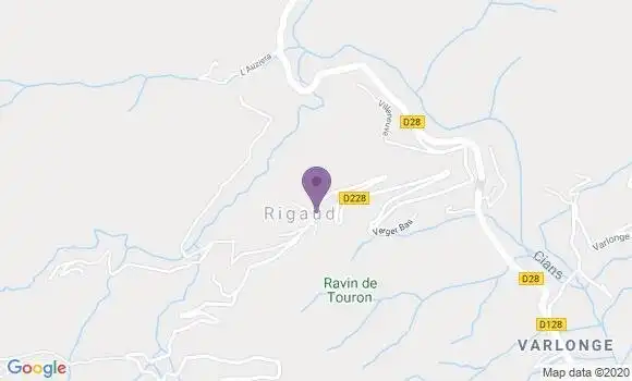 Localisation Rigaud Ap - 06260