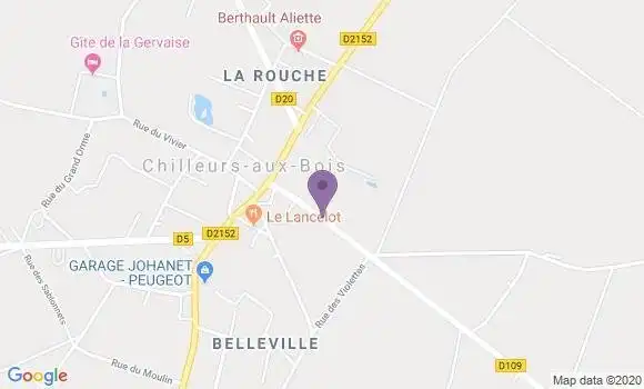 Localisation Chilleurs Aux Bois Bp - 45170