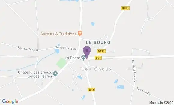 Localisation Les Choux Ap - 45290