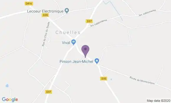 Localisation Chuelles Bp - 45220