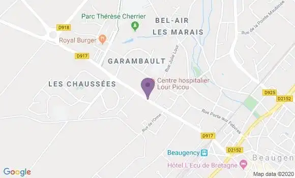 Localisation Beaugency Agora Ap - 45190