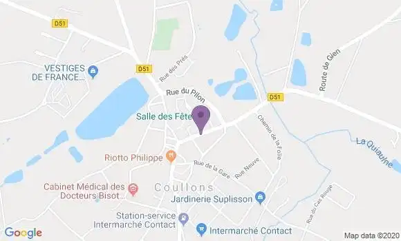Localisation Coullons Bp - 45720