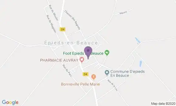 Localisation Epieds En Beauce Bp - 45130